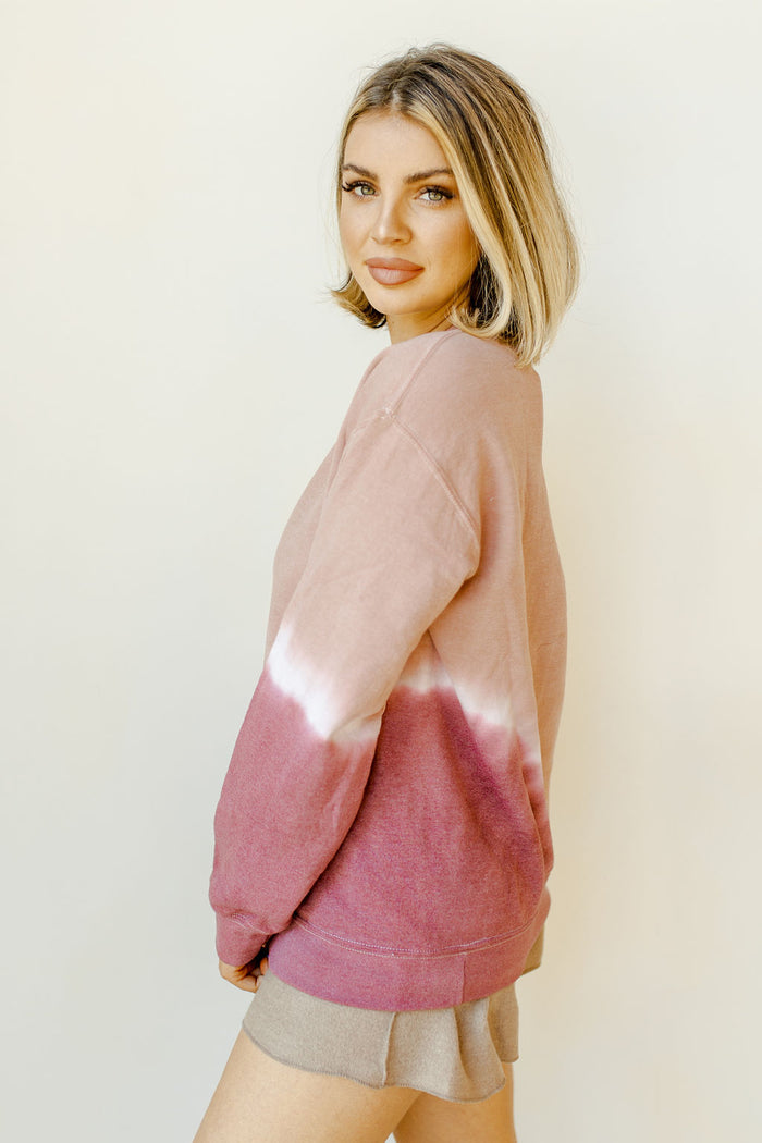 mode, Fall sunset sweatshirt