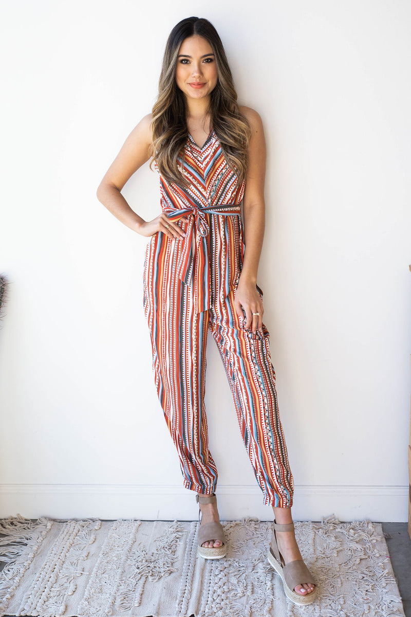 mode, tapered jumpsuit