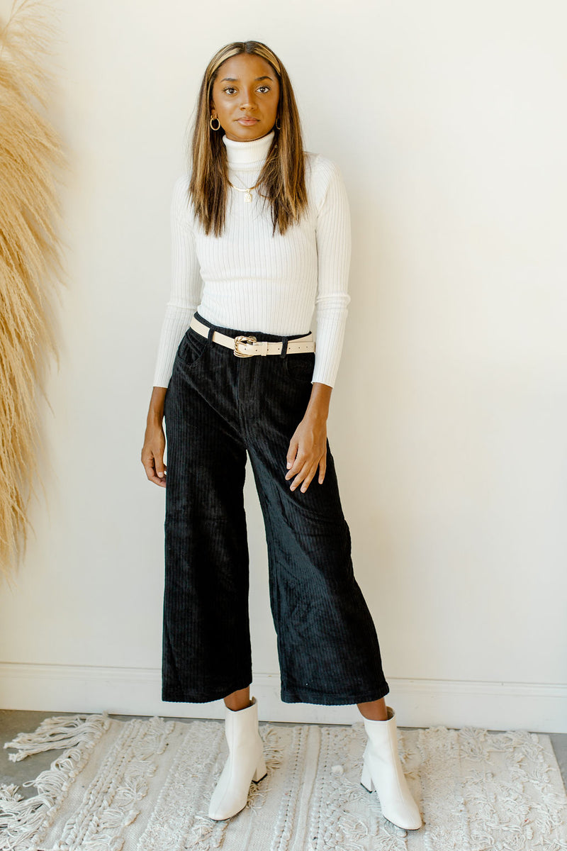 mode, one up wide leg pants
