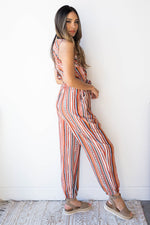 mode, tapered jumpsuit