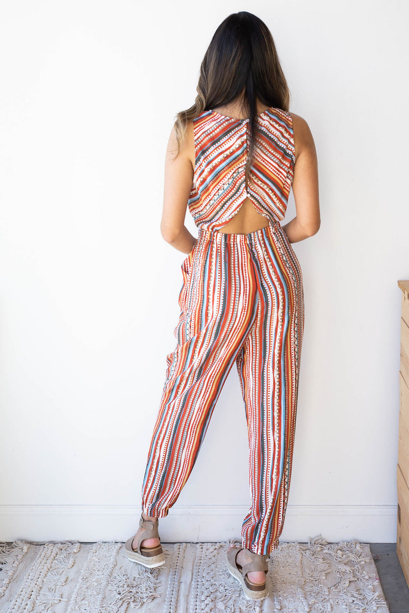 mode, tapered jumpsuit