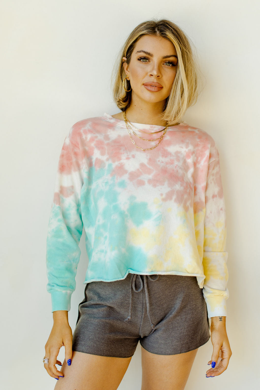 mode, happy tones sweatshirt