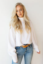 mode, one heartbeat knit crop turtle neck top