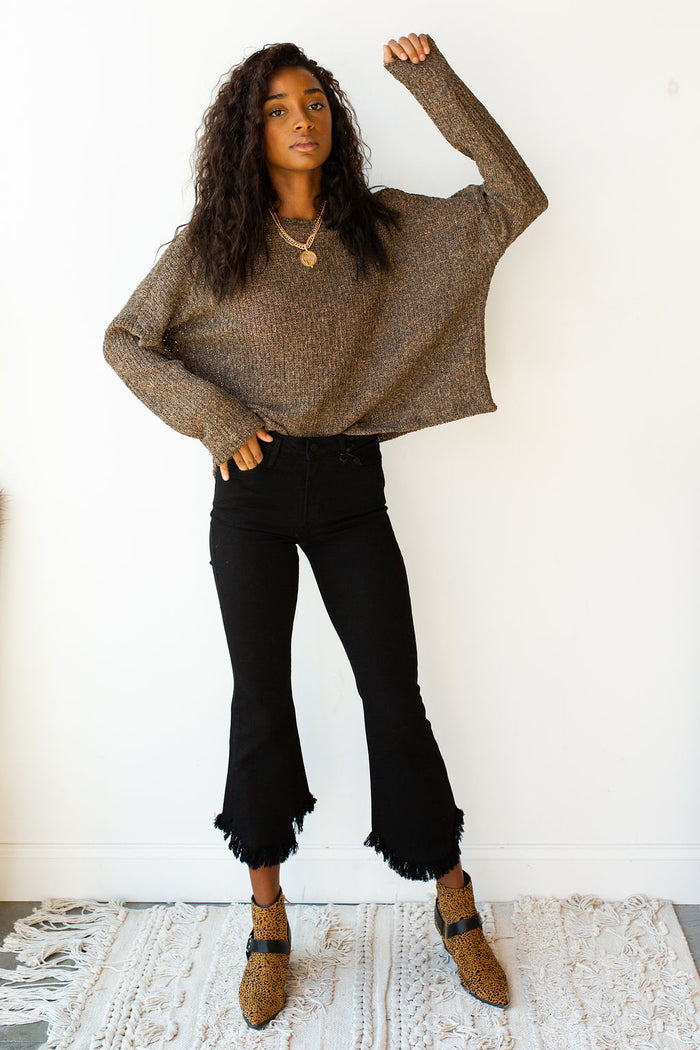 mode, oversized chenille sweater