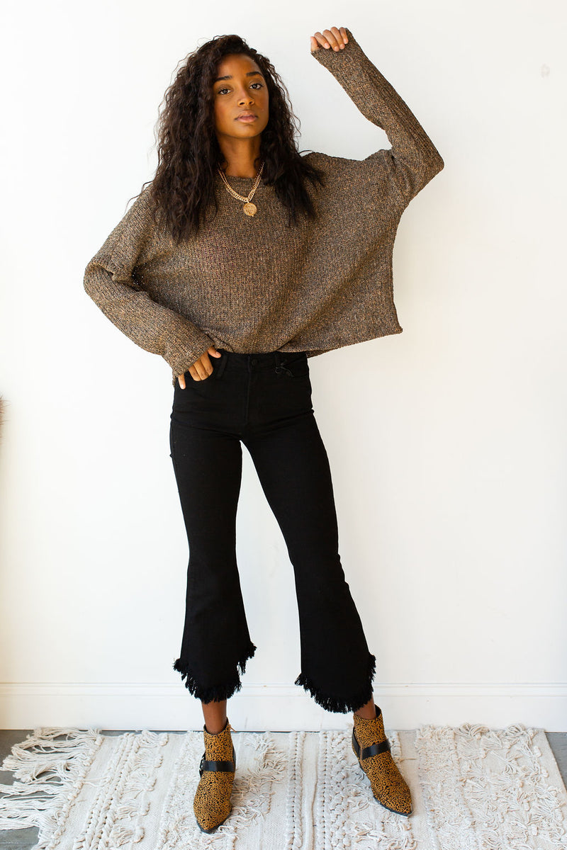 mode, oversized chenille sweater