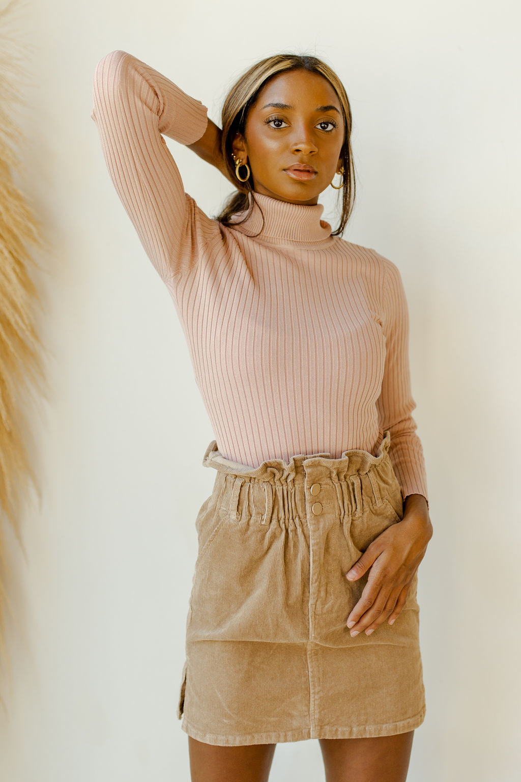 mode, rib knit turtle neck bodysuit