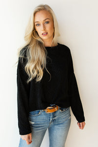 mode, oversized chenille sweater