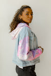 mode, tie dye denim jacket