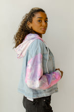 mode, tie dye denim jacket