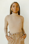 mode, rib knit turtle neck bodysuit