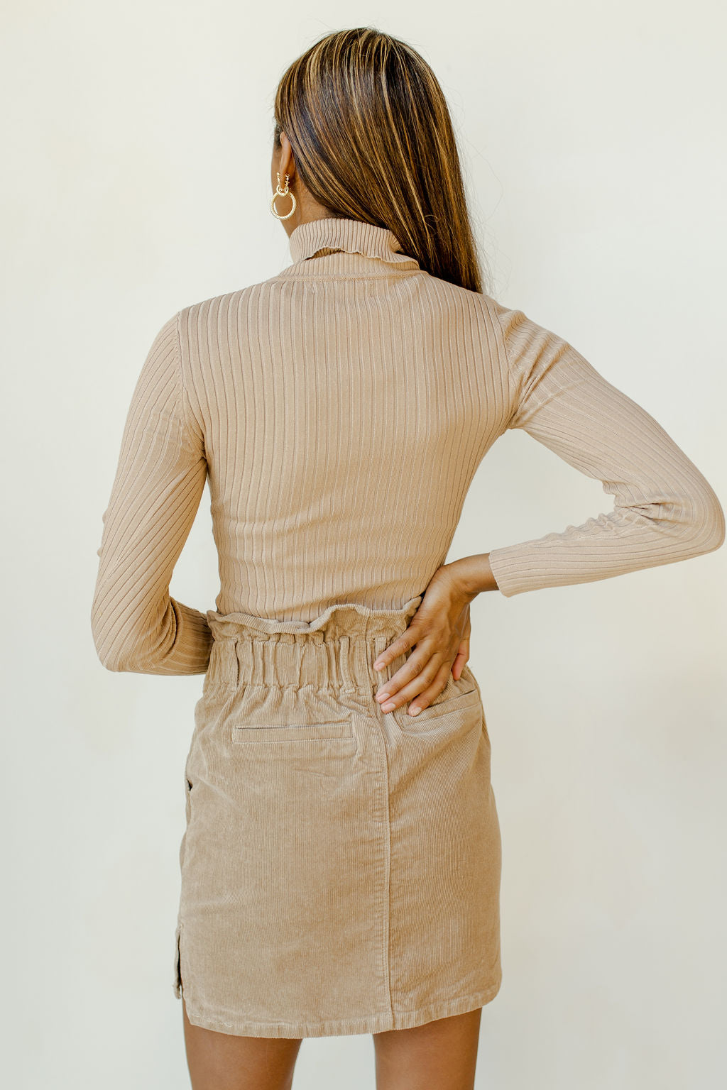 mode, rib knit turtle neck bodysuit