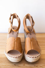 mode, walk this way wedge sandal
