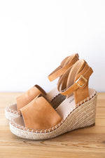 mode, walk this way wedge sandal