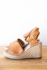 mode, walk this way wedge sandal