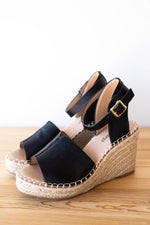 mode, walk this way wedge sandal