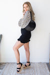 mode, white leopard cross front top