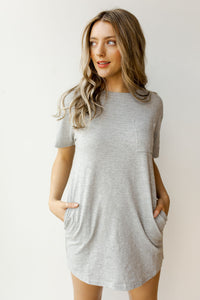 mode, pocket tee dress