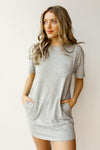 mode, pocket tee dress