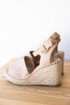 mode, walk this way wedge sandal