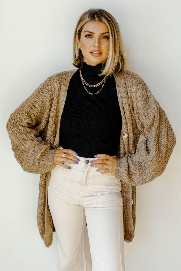 mode, giving me the feels oversized cardigan