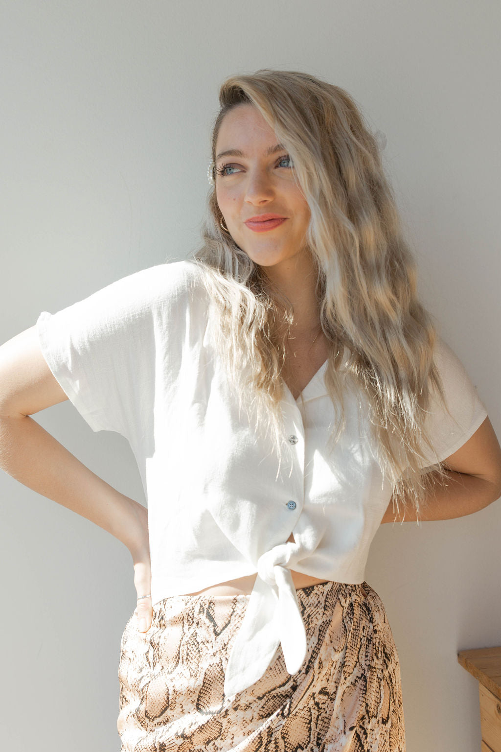 mode, collar tie top
