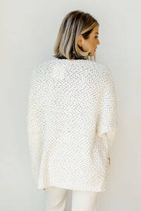 mode, vanilla latte long cardi