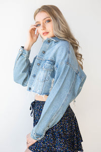 mode, if I ain't got you crop jacket