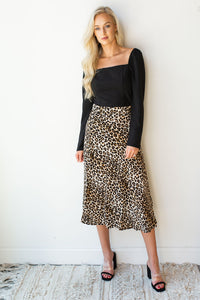 mode, Izzy leopard skirt