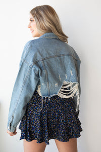 mode, if I ain't got you crop jacket