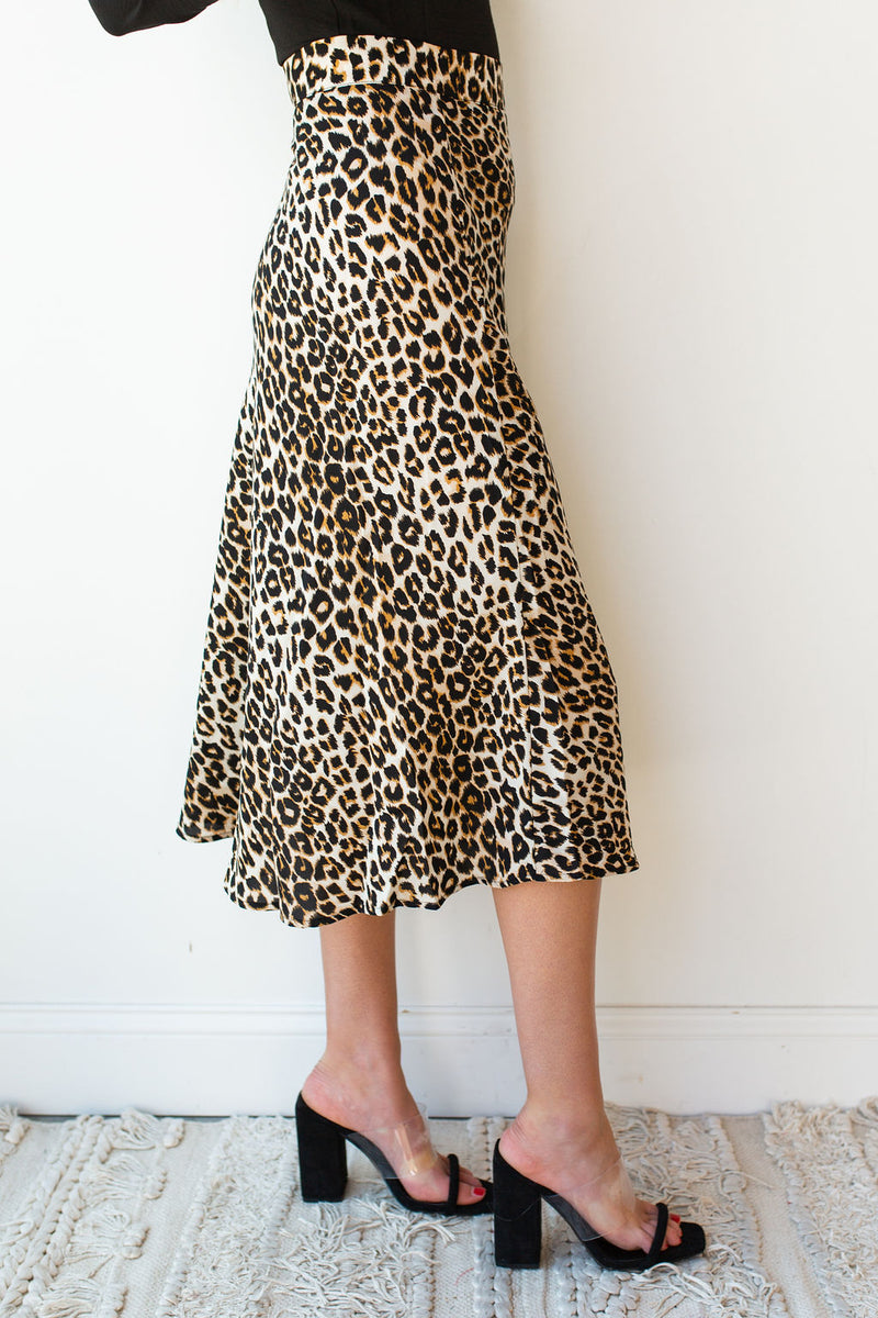 mode, Izzy leopard skirt