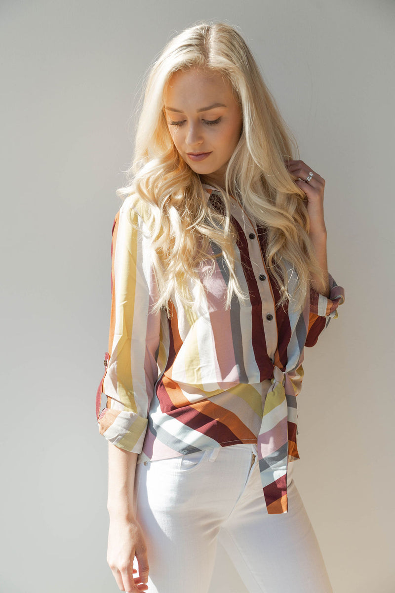 mode, of the rainbow blouse