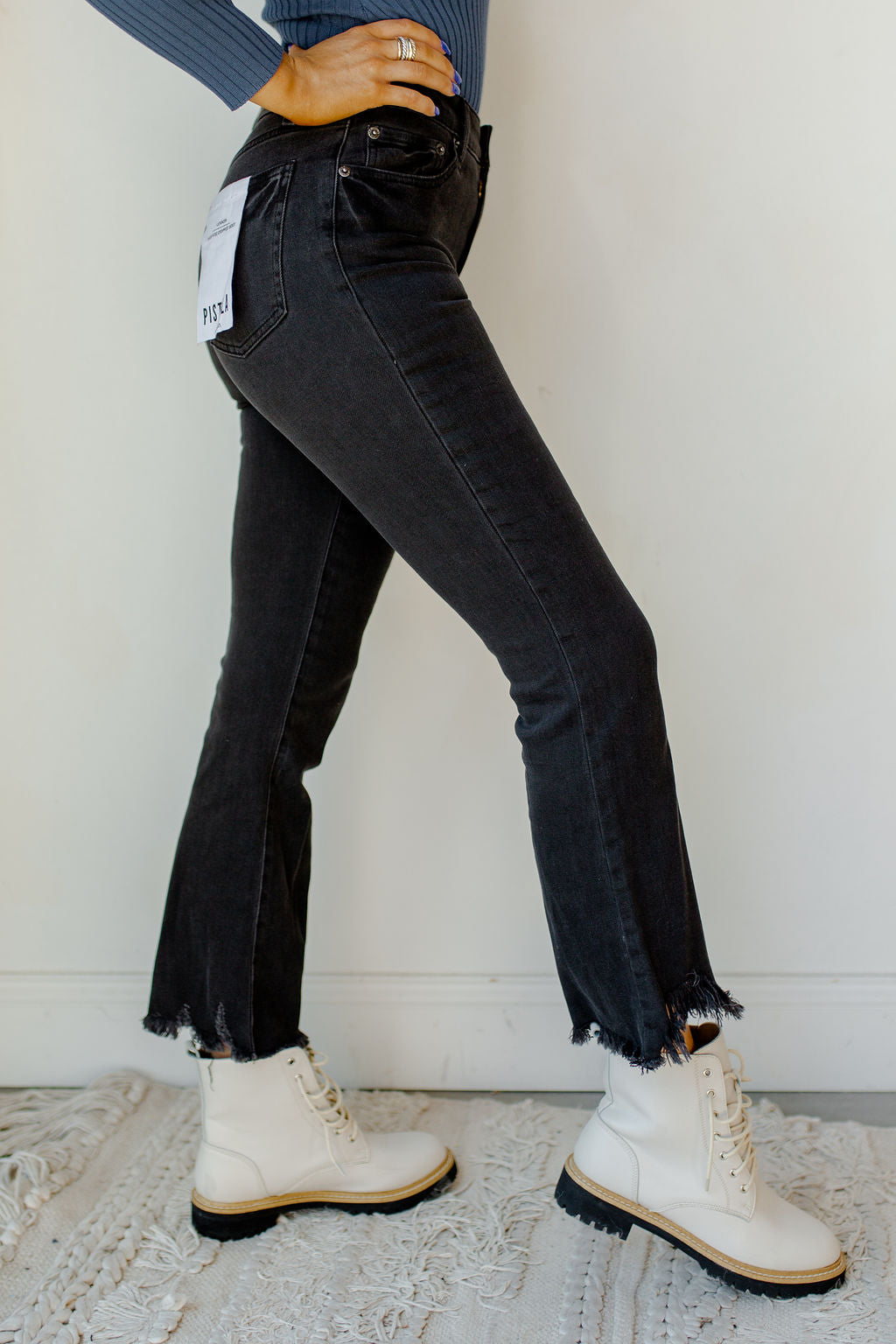 mode, Lennon high rise cropped boot