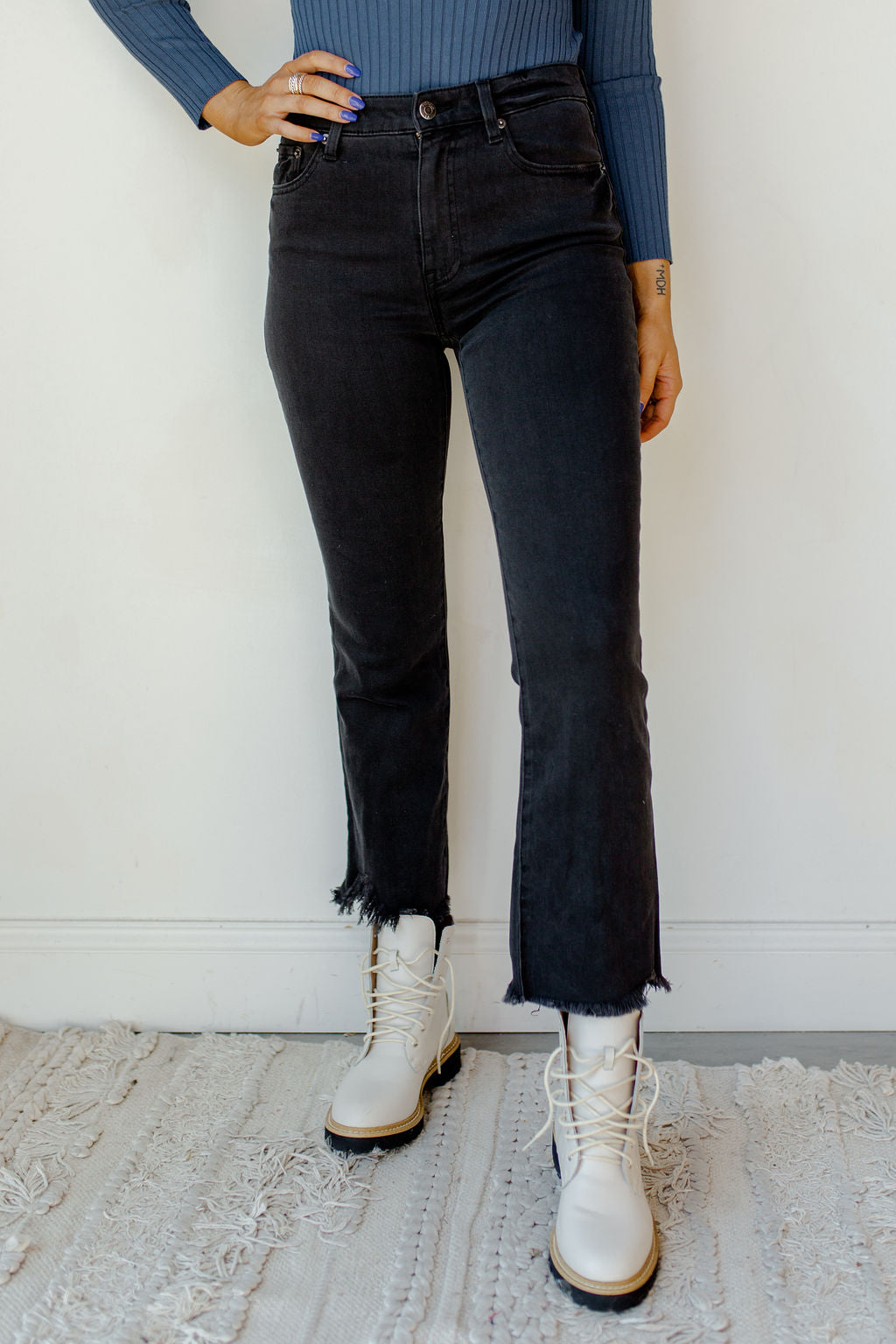 mode, Lennon high rise cropped boot