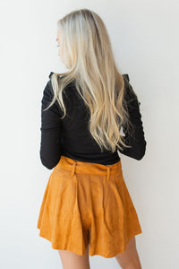 mode, elegance + grace square neck top