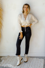 mode, positively charmed blouse