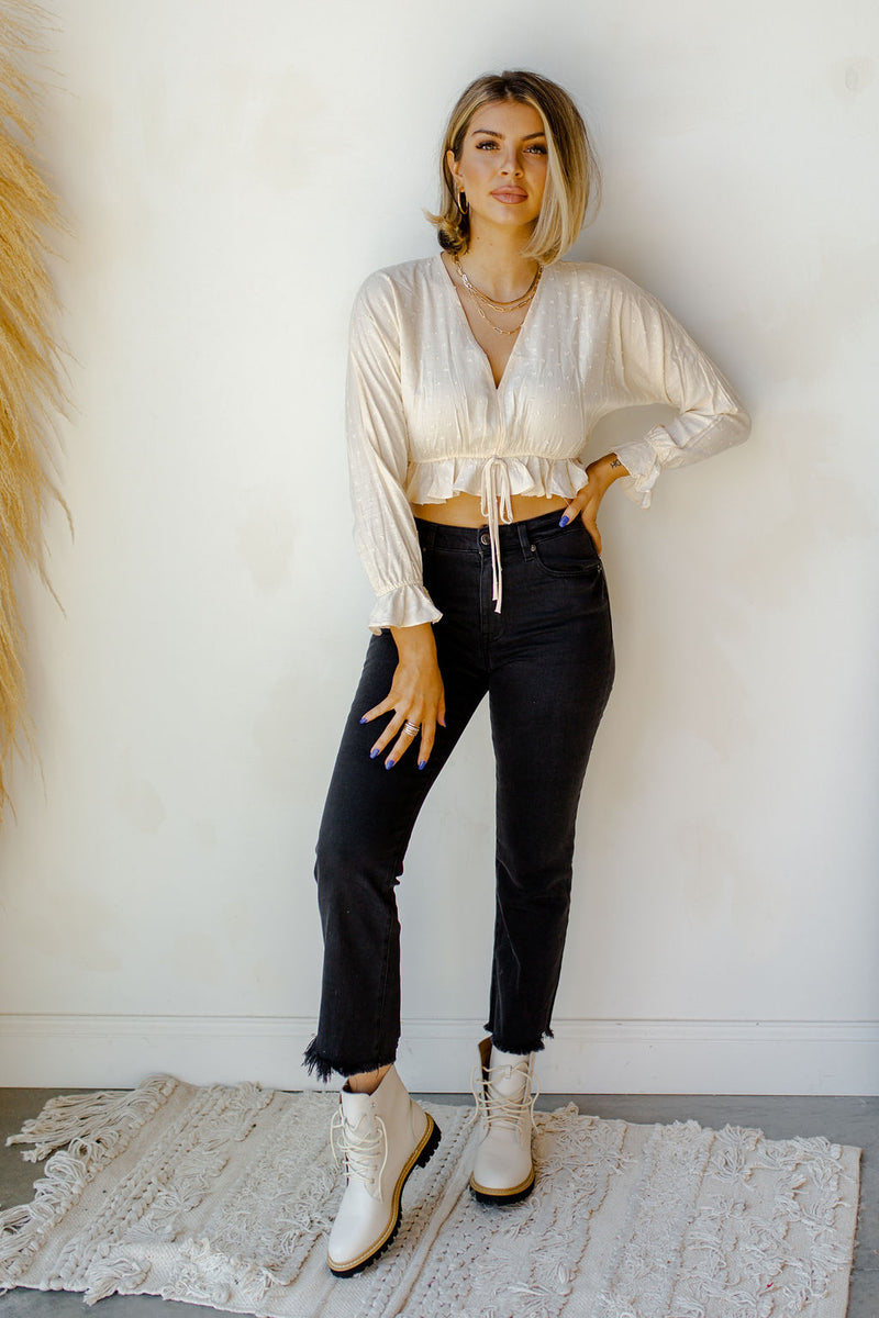 mode, positively charmed blouse