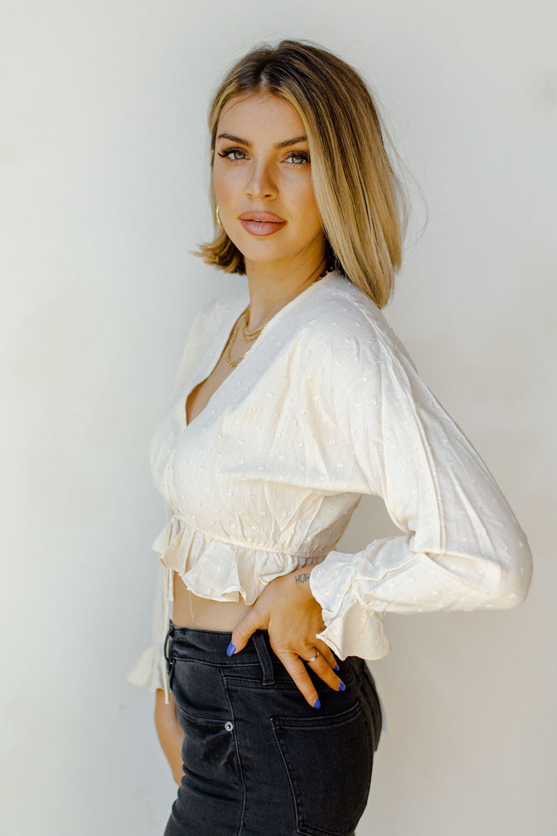 mode, positively charmed blouse