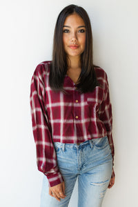 mode, next chapter plaid top
