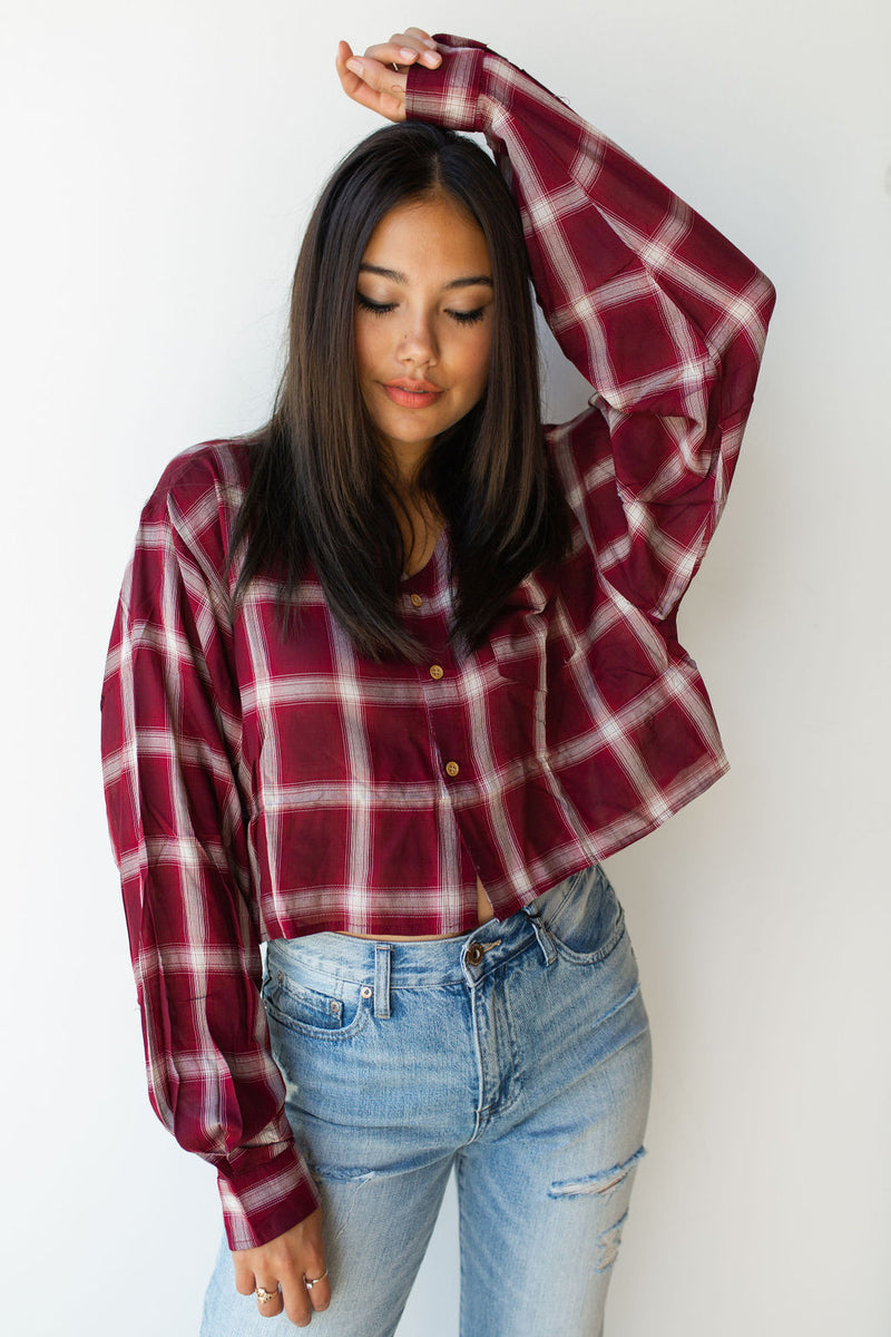 mode, next chapter plaid top