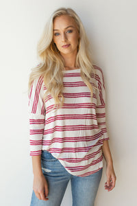 mode, crimson stripe love