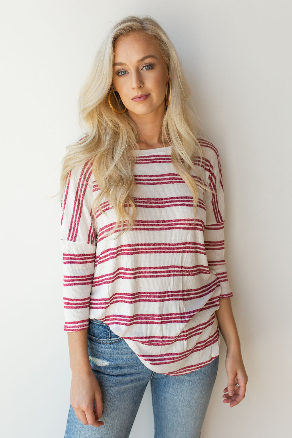 mode, crimson stripe love