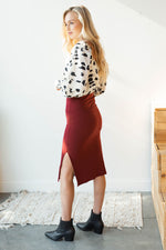 mode, square neck pattern blouse