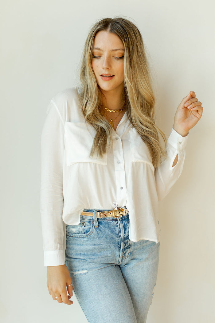 mode, relax a little button down shirt