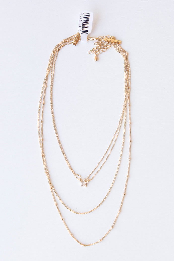 mode, stars align necklace