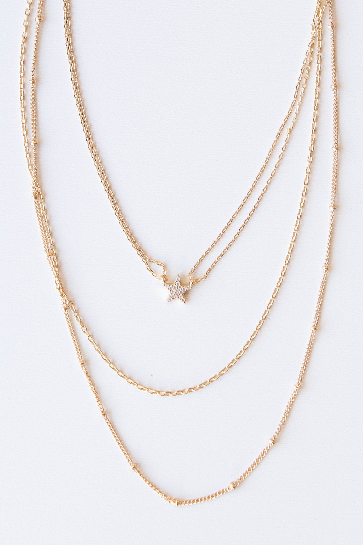 mode, stars align necklace