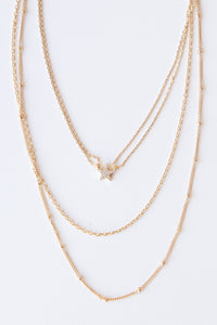 mode, stars align necklace