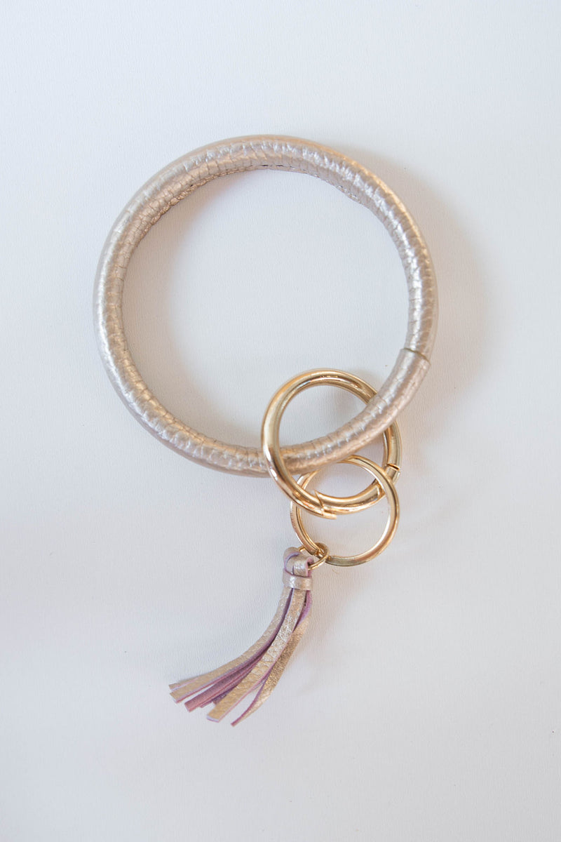mode, leather tassel ring