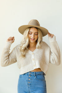 mode, teddy crop sweater