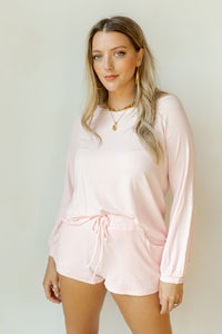mode, hang out waffle knit set (top)