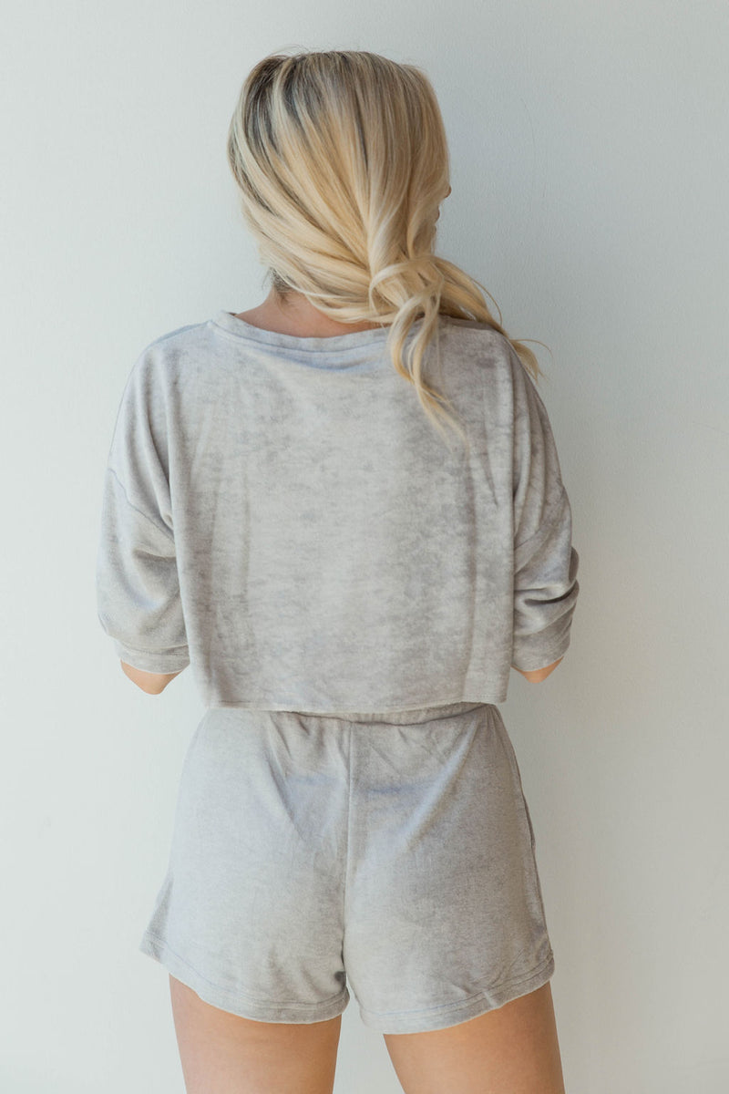 mode, sandy velour tee